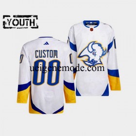 Kinder Buffalo Sabres CUSTOM Eishockey Trikot Adidas 2022-2023 Reverse Retro Weiß Authentic